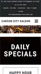 Mobile Screenshot of carsoncitysaloon.com